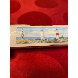 Chesapeake Wallcoverings 9 in border wallpaper lighthouses 1 roll 5 yds. Sealed